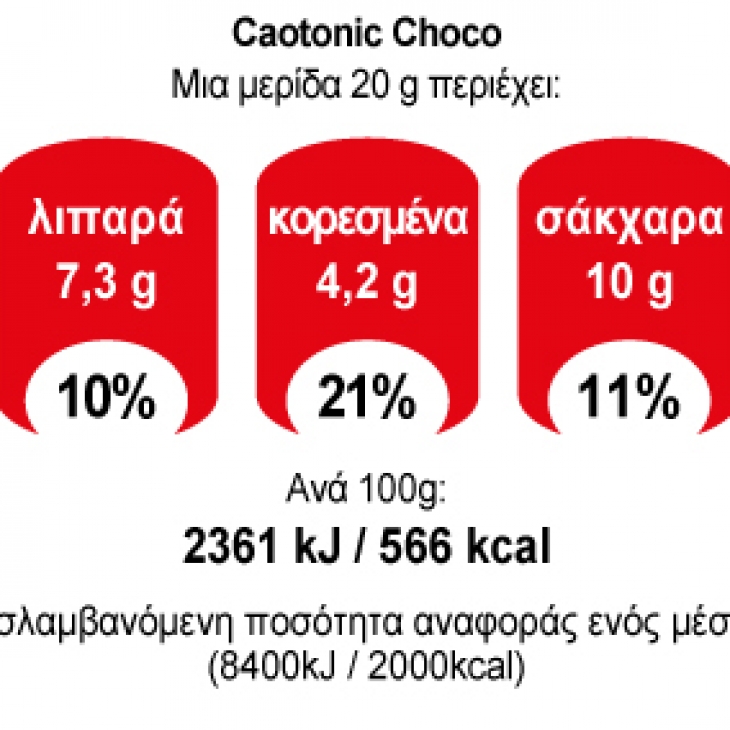 Σοκολάτες Caotonic για παιδιά
