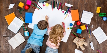 Decorate your house with your children's artwork