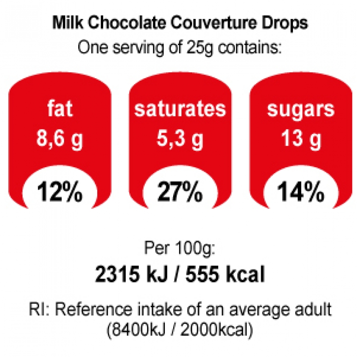 JOTIS Sachets of Couverture Chocolate