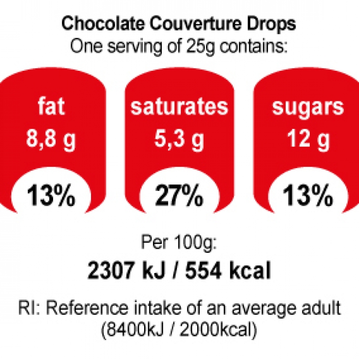 JOTIS Sachets of Couverture Chocolate