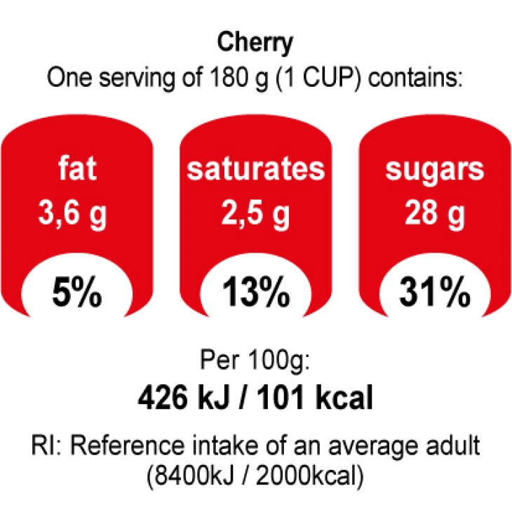 JOTIS Cherry Flavoured Jelly Cream 