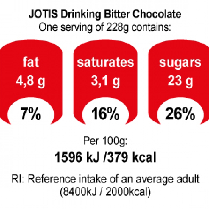 JOTIS Drinking Bitter Chocolate 