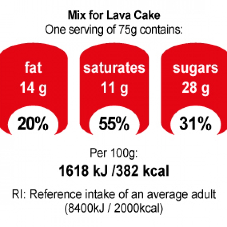 Mix for Lava Cake